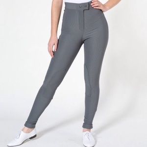 American Apparel grey riding pants, perfect for the winter and to keep warm.